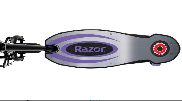 Scooter eléctrica Razor Power Core E100 Morado con negro - Imagen 6